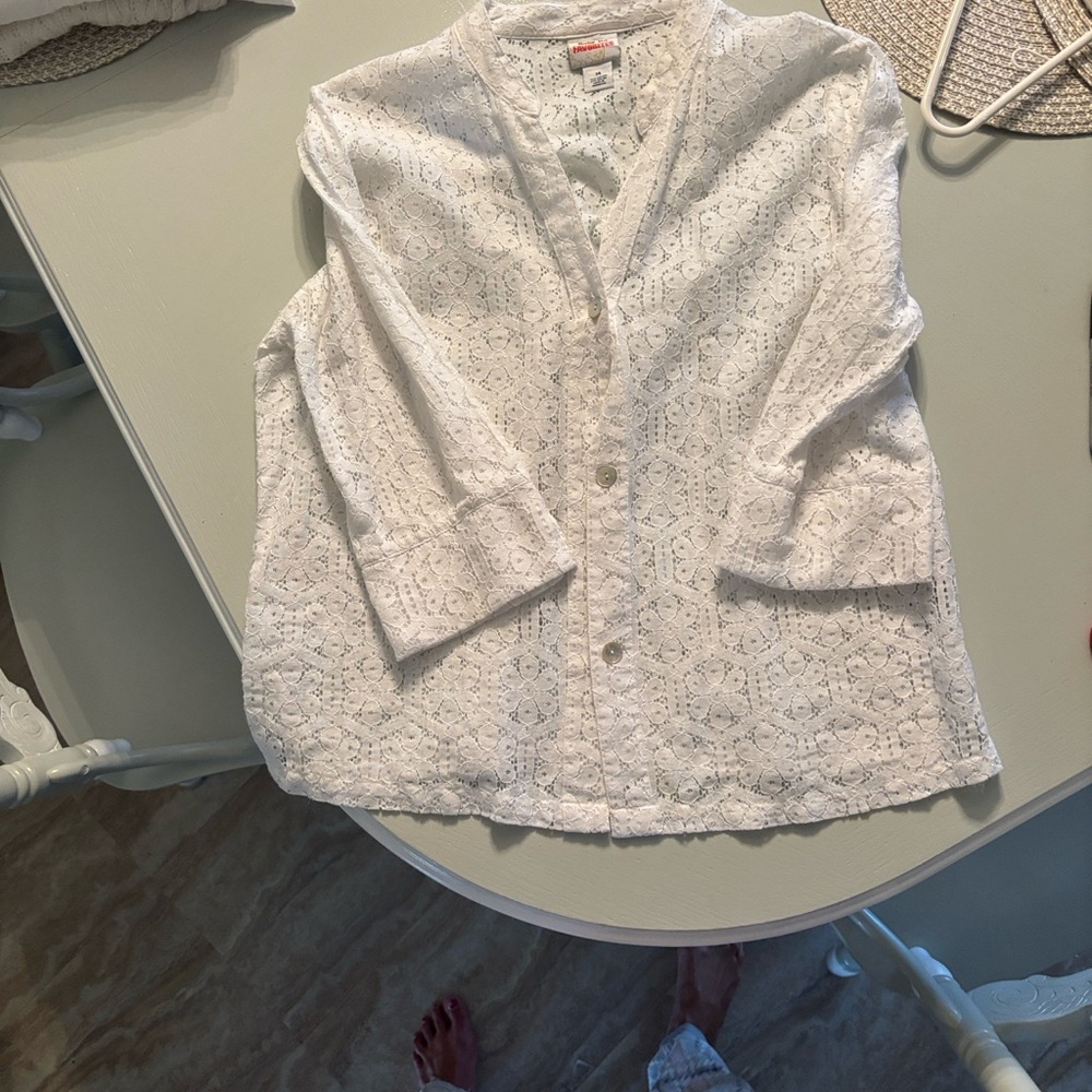 Ruby Road Ivory Lace  by Women’s Blouse
NWT